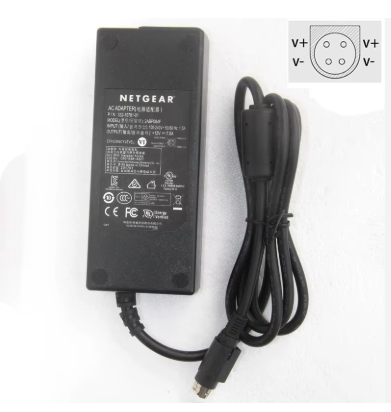 NEW Replacement NU90-9120700-I2 NETGEAR ITE POWER SUPPLY 332-10363-02 12V 7.0A 4pin Top Quality Switching Adaptor
